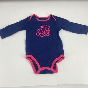Carters Little Sister Long Sleeve one piece 9M